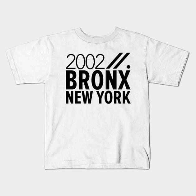 Bronx NY Birth Year Collection - Represent Your Roots 2002 in Style Kids T-Shirt by Boogosh